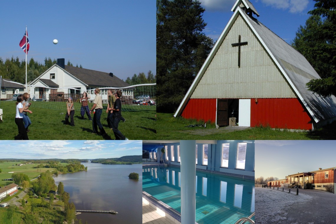 Collage große Freizeitheime Norwegen