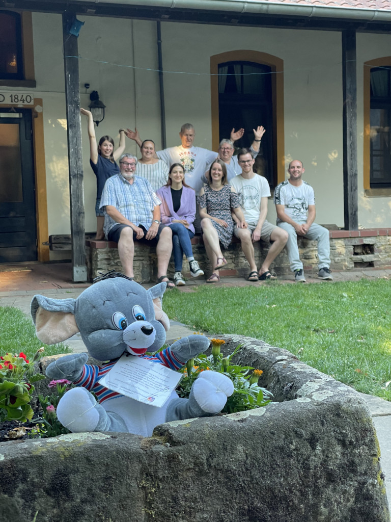 Unser Dreikäsehoch beim Sommerfest im Kinder- und Jugendfreizeitheim Seeste