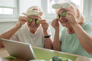Wellness Senioren Gesichtsmasken