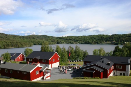 Außenansicht vom norwegischen Gruppenhaus Solsetra Misjonssenter