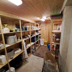 Lagerraum im Gruppenhaus in Norwegen.