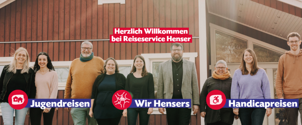 Reiseservice Henser ist auf Social Media wie Instagram und Facebook neu verfügbar.