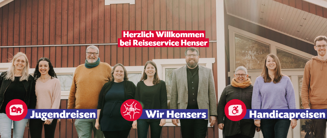 Reiseservice Henser ist auf Social Media wie Instagram und Facebook neu verfügbar.